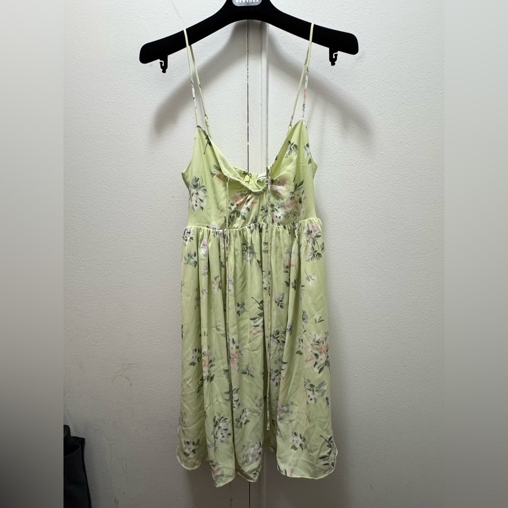 NWT Strappy Flirty Mini Dress Abercrombie - flowy floral baby doll dress small - Picture 6 of 10